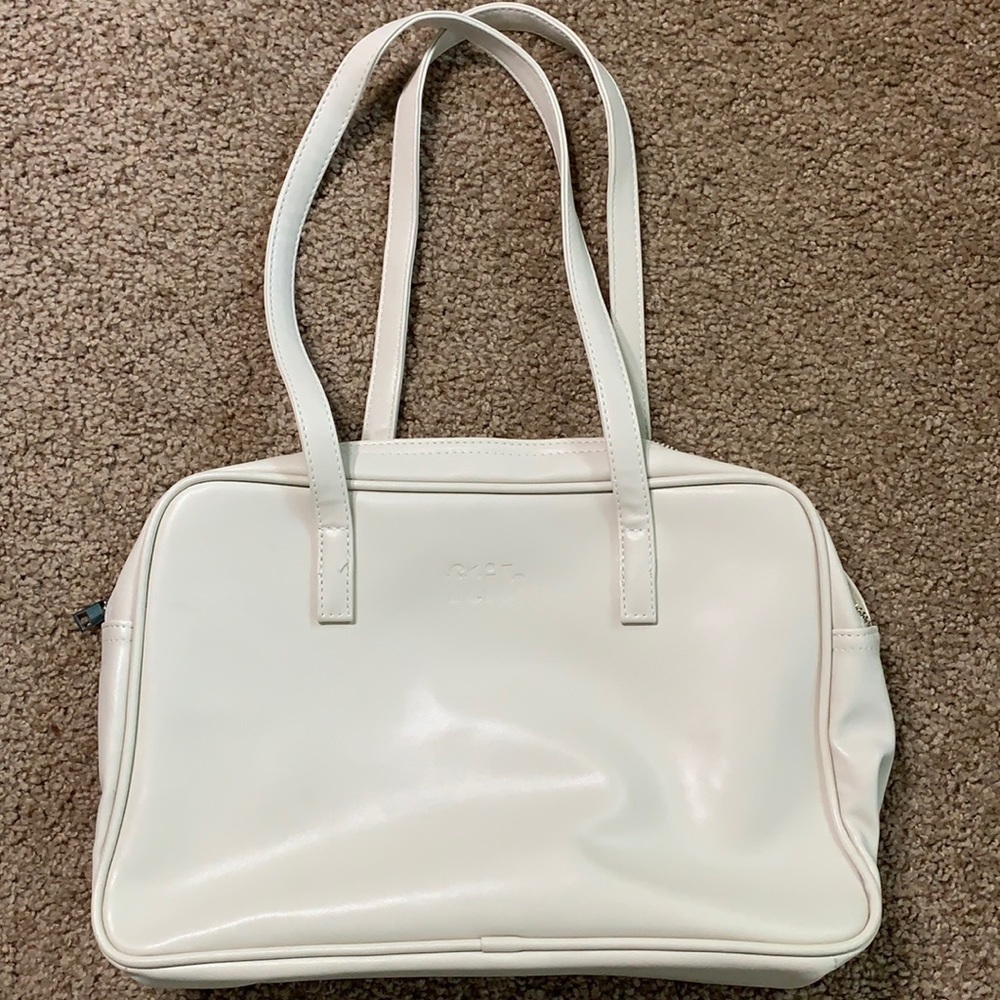 Ftih purse Cream color super clean brand mystery!